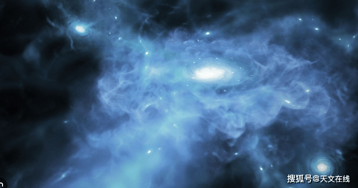 天文学家们意外发现了没有可见恒星的“黑暗”原生星系  恒星 黑暗原生星系 第1张