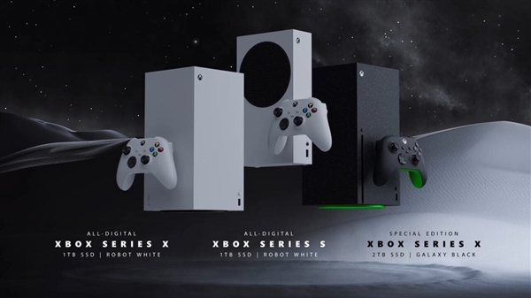 微软公布纯数字版Xbox Series X/S游戏主机：白色、无光驱 数字版Xbox X/S 第1张