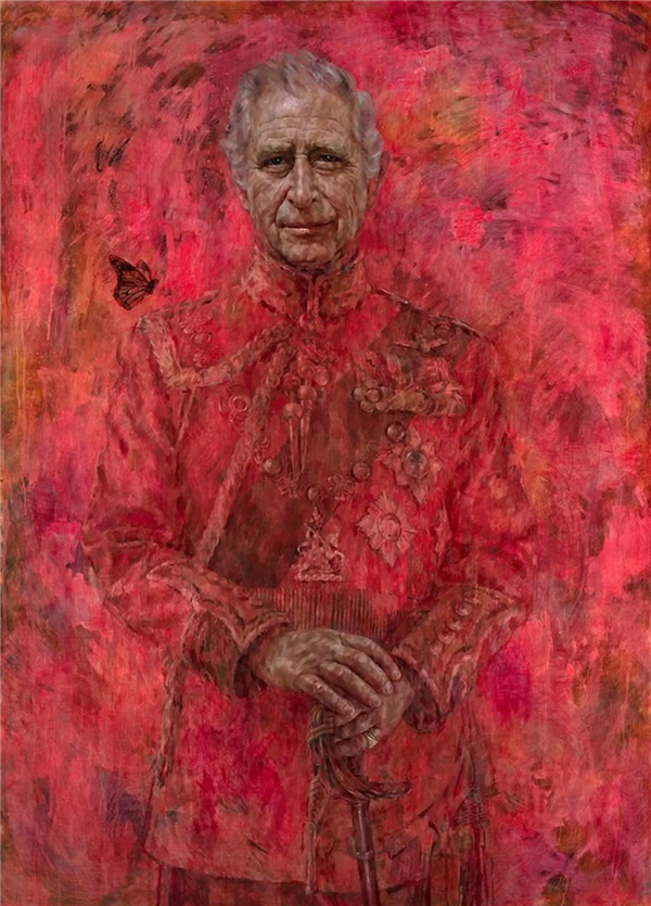 英国国王肖像画引热议：其实查尔斯自己第一眼看到也惊了 英国国王肖像画引热议 第1张