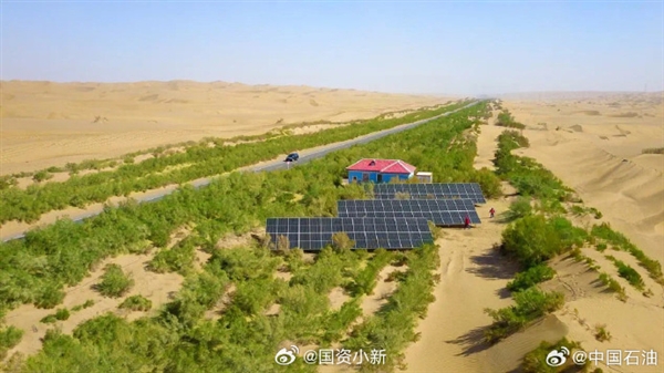 我国首条零碳沙漠公路生产绿电突破500万度：治沙环保两不误 零碳沙漠公路 第1张