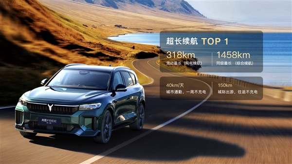 纯电续航最长的混动SUV！岚图FREE 318上市：21.99万起 岚图FREE 318 第2张