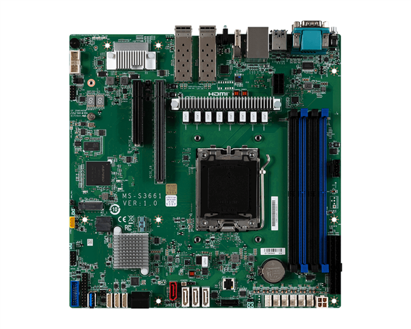 直接用上双25Gbps SFP28网口！微星推出D3052 AM5主板 微星主板 D3052 AM5 第1张
