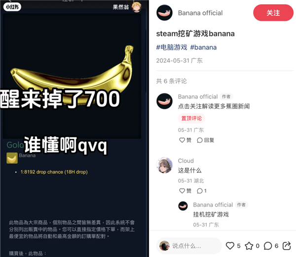 在一款60MB的游戏里 玩家们把一根虚拟香蕉卖出上万元 游戏 第17张