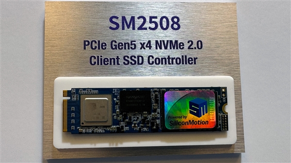 PCIe 5.0 SSD凉快了！慧荣新主控SM2508功耗只有3.5W 却能跑15GB/s SSD 慧荣主控 SM2508 第1张