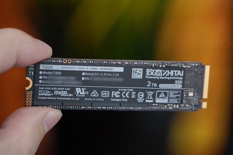 长江存储致态Ti600 2TB SSD全盘测试：80%填充后4K随机读写很稳定 长江存储 致态Ti600 SSD测试 第1张