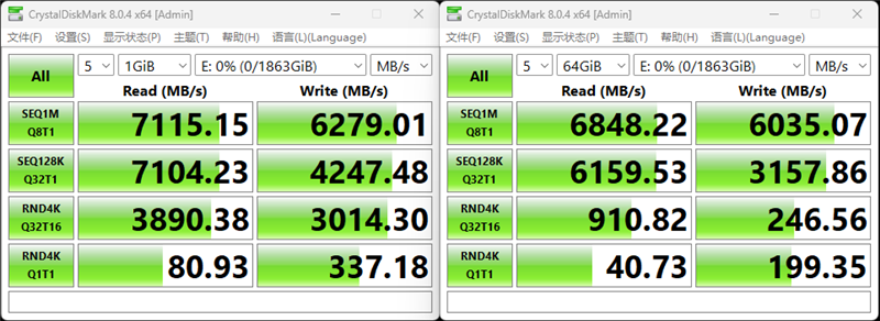 长江存储致态Ti600 2TB SSD全盘测试：80%填充后4K随机读写很稳定 长江存储 致态Ti600 SSD测试 第3张
