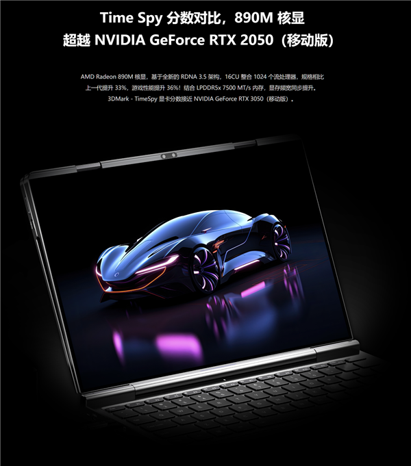 AMD RDNA3.5核显着实彪悍！跑分无限逼近移动版RTX 3050 RDNA3.5核显 移动版RTX 第4张