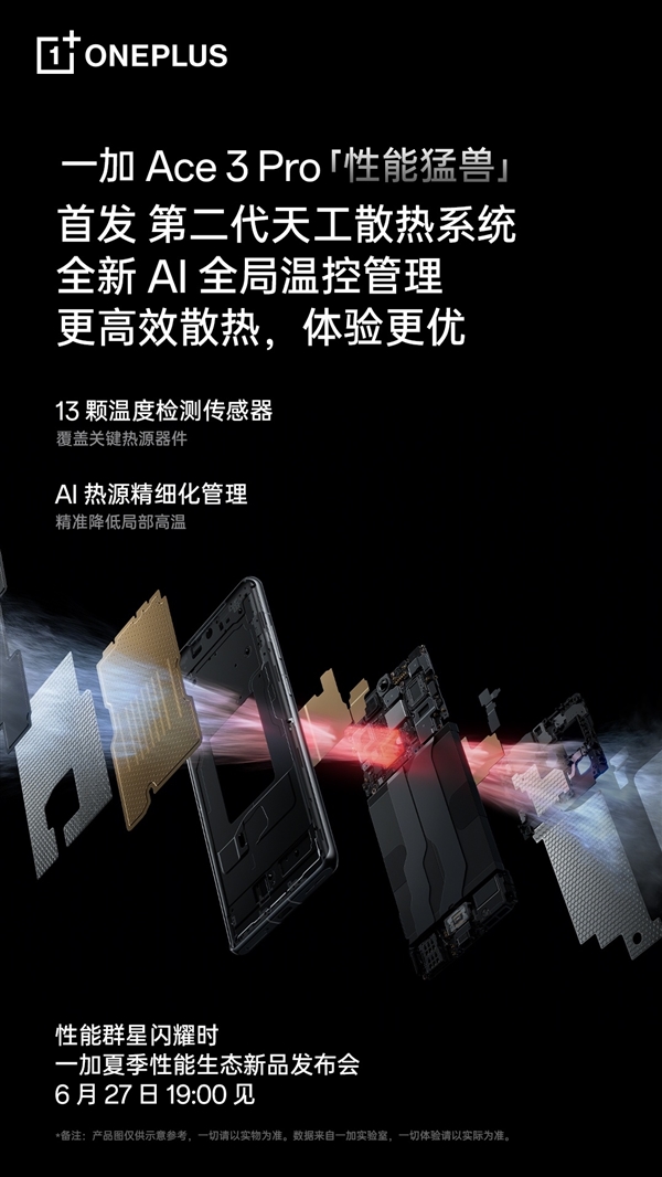 手机散热天花板！一加Ace 3 Pro首发第二代天工散热系统 一加Ace Pro 第4张