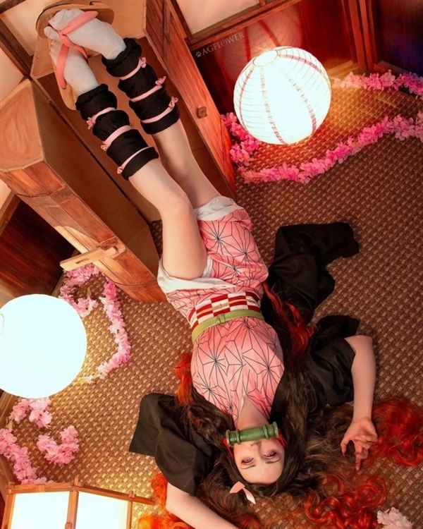 俄罗斯美女Cos《鬼灭之刃》祢豆子成年版：身材很傲人 俄罗斯美女Cos 鬼灭之刃 祢豆子 第7张