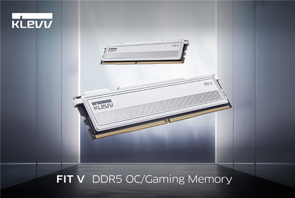 科赋发布全新FIT V DDR5内存：纯白外观、高度仅33mm 科赋 DDR5内存 第1张