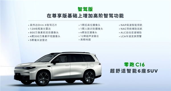 15.58万起 零跑C16上市即开卷：一车买SUV+MPV 零跑C16 第11张