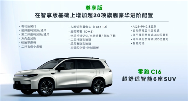 15.58万起 零跑C16上市即开卷：一车买SUV+MPV 零跑C16 第10张