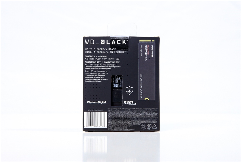 性能、价格、兼容完美均衡！西部数据SN770 1TB SSD简测 西部数据SN770 第2张