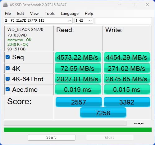 性能、价格、兼容完美均衡！西部数据SN770 1TB SSD简测 西部数据SN770 第7张