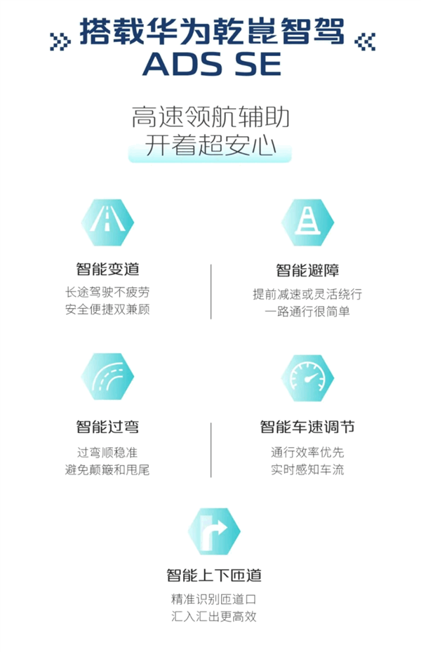 华为乾崑ADS SE上车！深蓝S07核心配置公布：续航最高1200KM SE 深蓝S07 第2张
