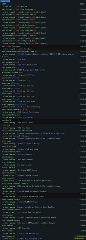 在Linux系统中查看所有正在运行服务的方法小结 Linux系统 正在运行服务 第5张