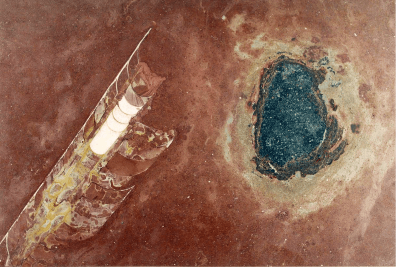 科学研究证实，火星被撞了！  火星被撞 第6张