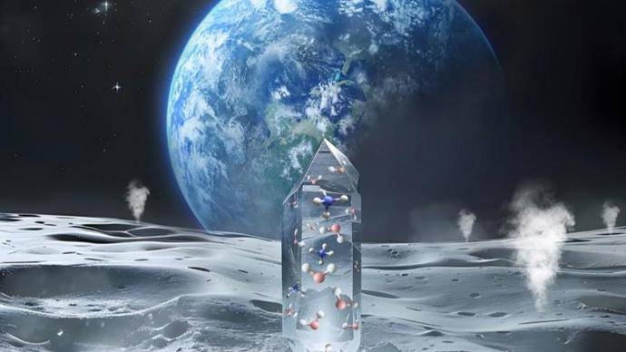 人类首次在月壤中发现水分子，一起来聊聊月球的水  月壤中发现水分子 月球的水 第1张