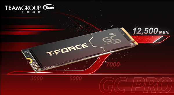 十铨推出T-FORCE GC PRO PCIe 5.0 SSD：最高4TB 十铨 T-FORCE SSD 第1张