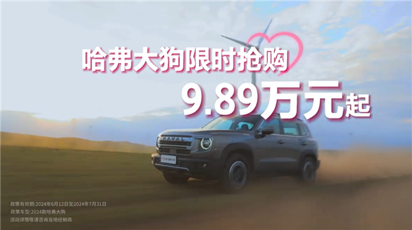 能越野的城市SUV 哈弗大狗限时抢购：9.89万起！ 城市SUV 哈弗大狗 第3张