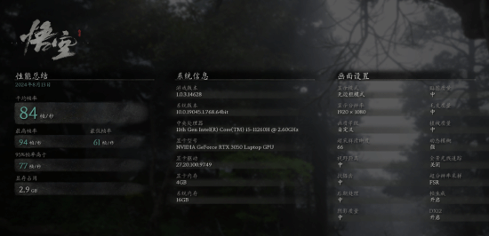 《黑神话：悟空》主流配置测试汇总：1650S 1080P可稳60帧 黑神话：悟空 主流配置测试 第1张