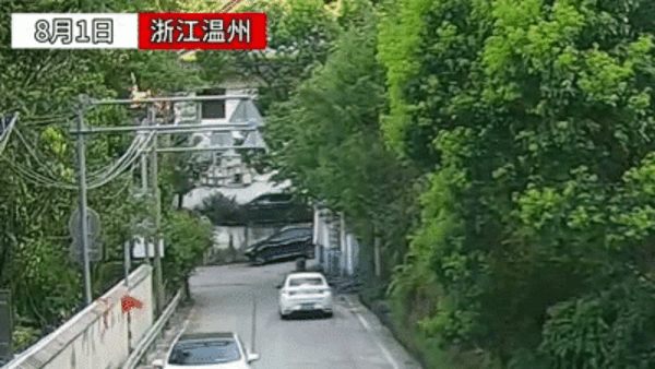 误将油门当刹车 别克撞墙上演90度倒立秀 实习贴纸亮了 第1张