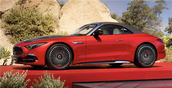 迈巴赫首款敞篷跑车！基于AMG SL打造：双M LOGO遍布全身 第1张