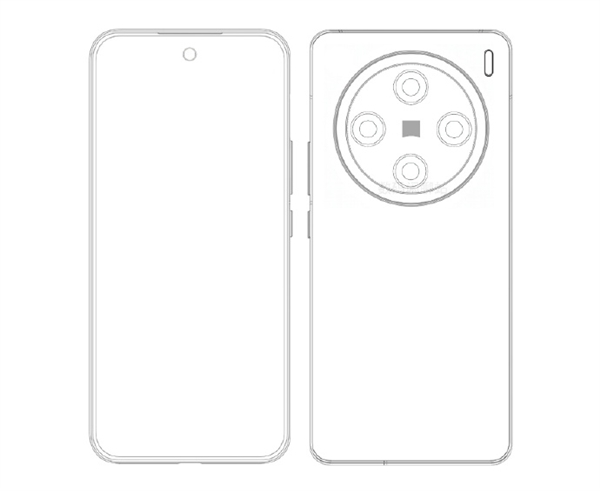 全球首款天玑9400小直屏！vivo X200外观设计图首秀 天玑9400 vivo X200 第1张