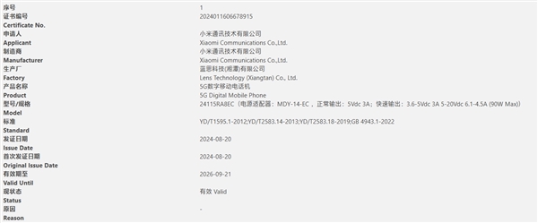 全球首发高通骁龙7s Gen3！Redmi Note 14 Pro入网 高通骁龙7s Gen3 Redmi Pro 第1张