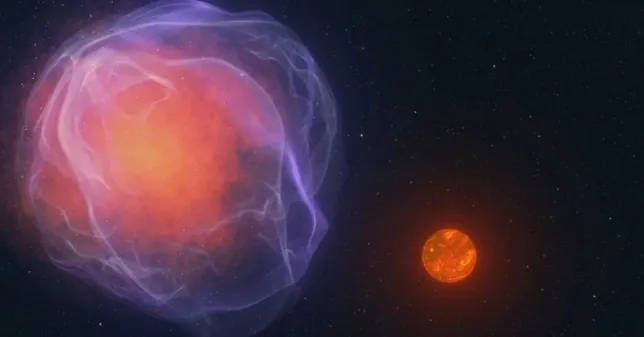 科学家发现神秘天体在太空中疾驰 速度是声速的1500倍  神秘天体 第1张