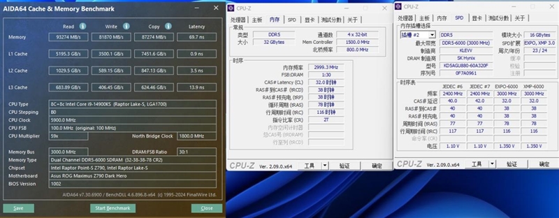 KLEVV科赋 FIT V DDR5内存 6000MT/s评测：6400CL30达成 延迟低至59ns 科赋FIT DDR5内存评测 第11张