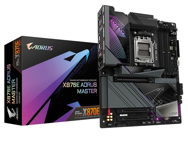 支持DDR5-8200超频！技嘉上线高端主板X870E AORUS MASTER 技嘉上 X870E 第1张