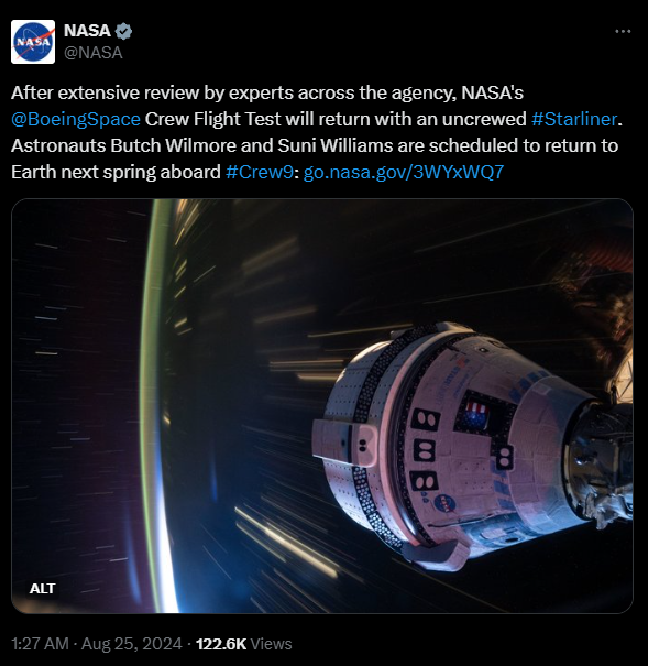 马斯克SpaceX救场！美滞留太空宇航员2025年2月搭龙飞船返回地球 马斯克SpaceX 美滞留太空宇航员 第2张