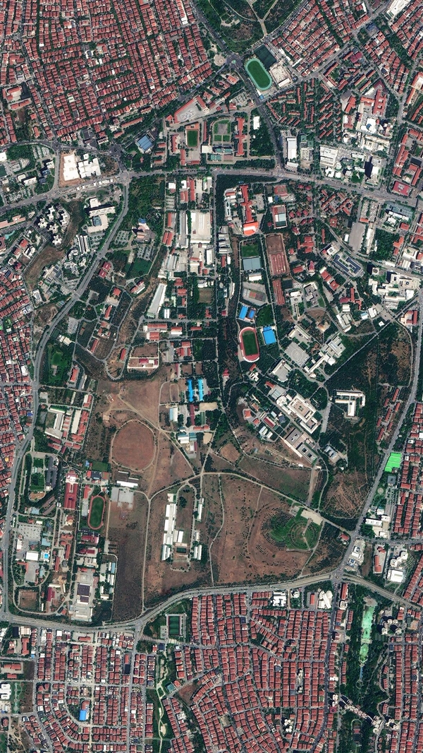 吉林一号卫星带你看浪漫的土耳其：古代城墙、现代建筑 吉林一号卫星 土耳其 第2张