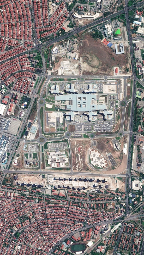 吉林一号卫星带你看浪漫的土耳其：古代城墙、现代建筑 吉林一号卫星 土耳其 第3张