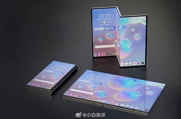 两折叠屏还没有开始玩！小米三折叠屏开案测试了 小米三折叠屏 第2张