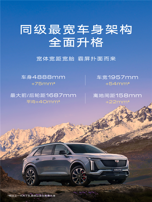 更长更宽更高！全新一代凯迪拉克XT5实车亮相成都车展 凯迪拉克XT5 第6张