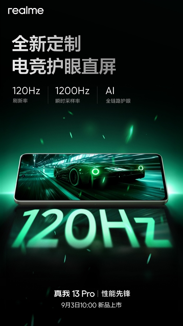 真我13 Pro明日上市！7.6mm轻薄机身+120Hz护眼直屏 Pro 第2张
