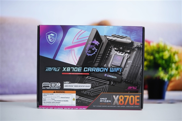 AMD锐龙9000新座驾！微星MPG X870E CARBON WiFi主板图赏 AMD锐龙9000 微星MPG WiFi主板 第24张