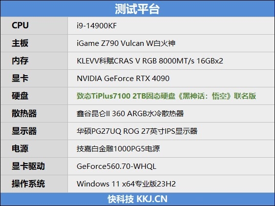强强联手 天命之选！长江存储致态TiPlus7100 2TB SSD《黑神话：悟空》联名版评测 长江存储致态TiPlus7100 SSD评测 第8张
