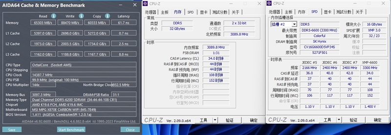 AMD小胜！锐龙7 9700X VS.c网游对比 锐龙7 第3张