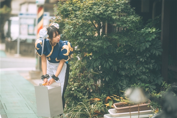 日本美女腿姐COS《街霸》春丽：肉腿完美还原 日本美女 腿姐COS 街霸 春丽 第5张