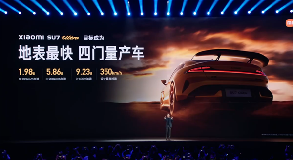 雷军：小米SU7 Ultra将是一台可合法上路的赛车 小米SU7 Ultra 赛车 第2张