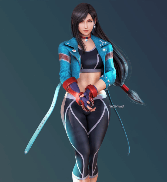 给蒂法穿上其他女角色衣服：淡妆浓抹总相宜 蒂法 第1张