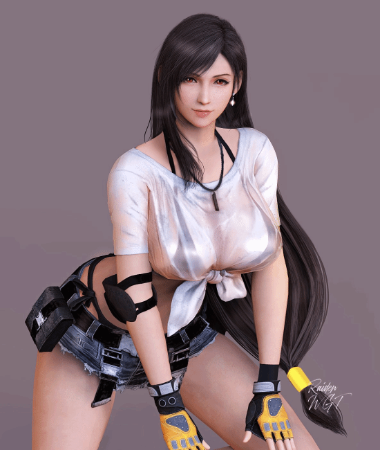 给蒂法穿上其他女角色衣服：淡妆浓抹总相宜 蒂法 第6张