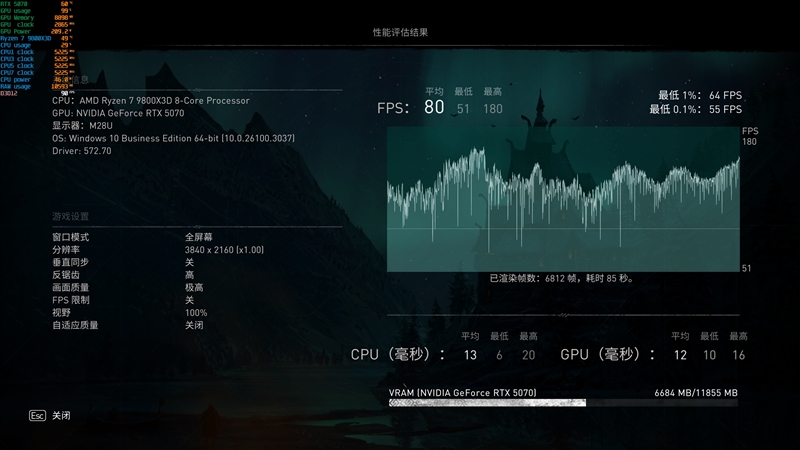 超频能力媲美顶级非公！索泰RTX 5070 SOLID OC评测 索泰RTX 第20张