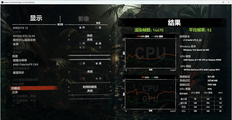 独家搭载锐龙AI Max + 395的ROG幻X 2025笔记本评测：核显首超RTX 4060！ 锐龙AI 395 ROG幻X 2025笔记本评测 第72张