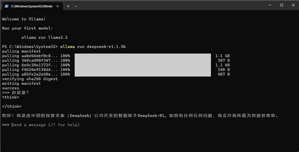 如何使用Intel酷睿Ultra 200H处理器在本地部署Deepseek 酷睿Ultra 200H处理器 本地部署Deepseek 第9张