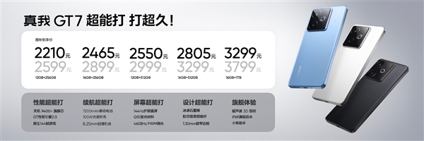 天玑9400+卖2210元起杀疯!真我GT7开售一周好评率99% 真我GT7 第2张 天玑9400+卖2210元起杀疯!真我GT7开售一周好评率99% 真我GT7 第2张