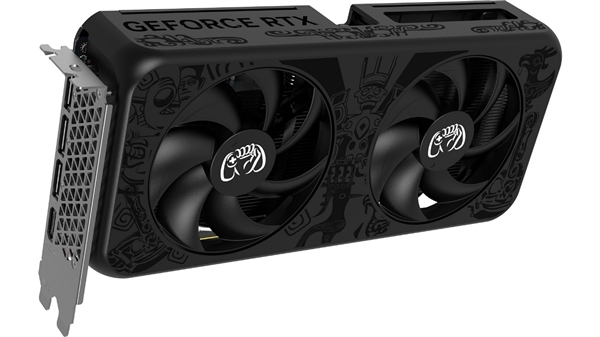 AX电竞叛客首秀黑色50系显卡！RTX 5050 X2B发布登场 AX电竞叛RTX X2B 第2张